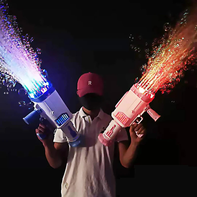 Arma Automática de Bolhas Recarregável