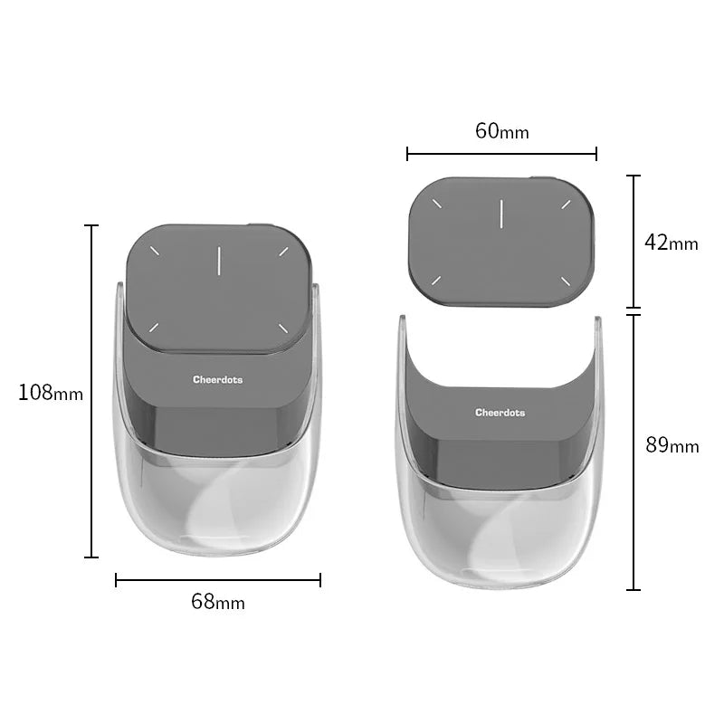 Mouse Aéreo Sem Fio 2 em 1 com Touchpad e Gravação AI
